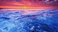 pic for Sunset And Shattered Ice 
